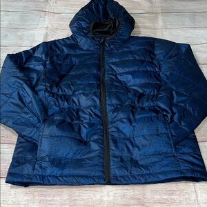 Xersion Kids Puffer Jacket - Navy Blue - Size L - EUC